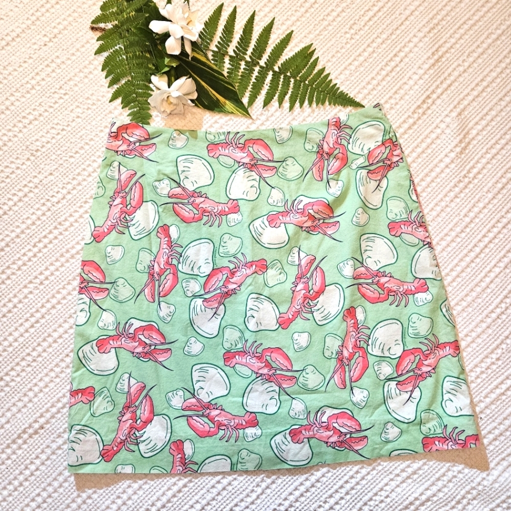 Vineyard Vines 🦞 Lobster Skirt Size 4